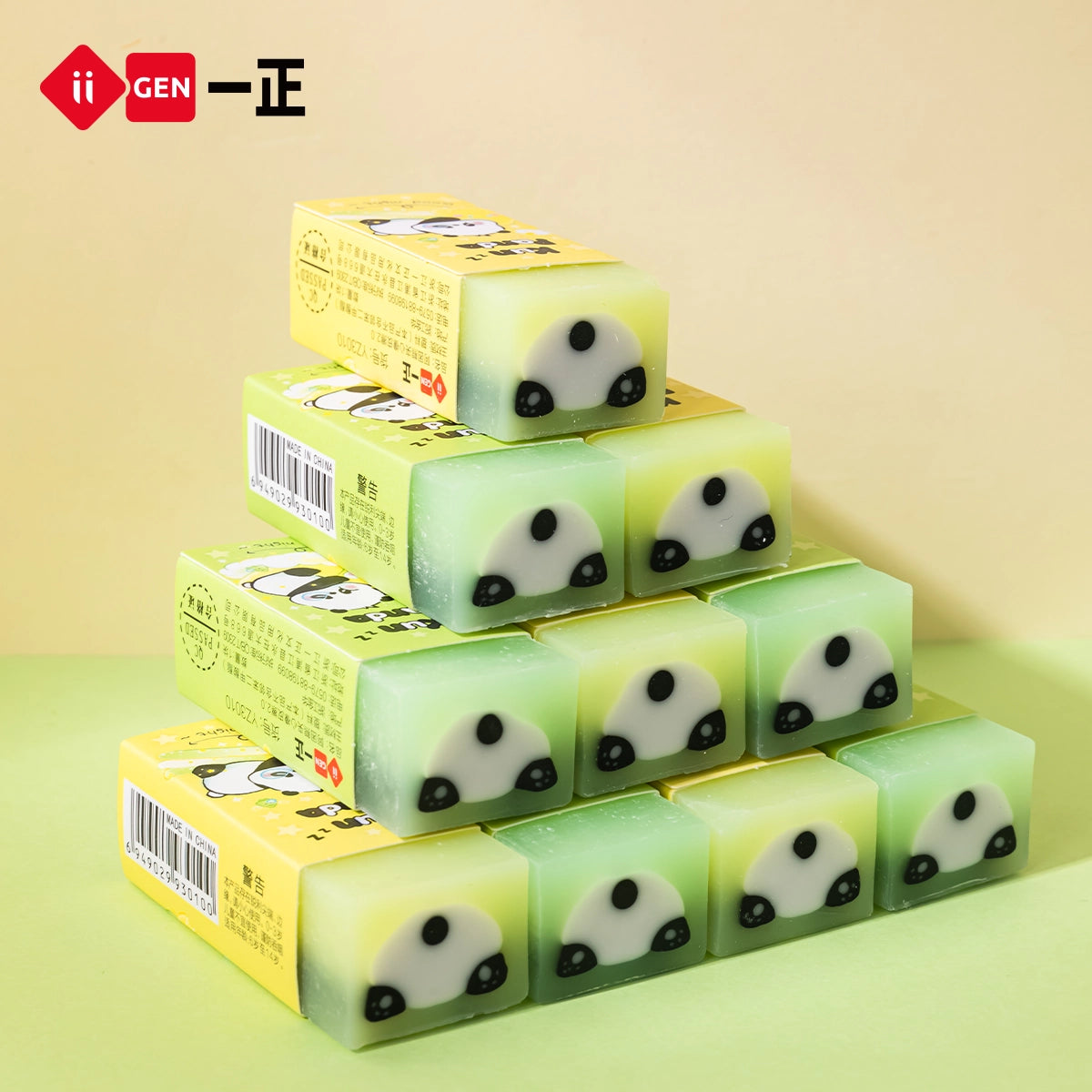 iiGEN Kun Panda Eraser 2pcs