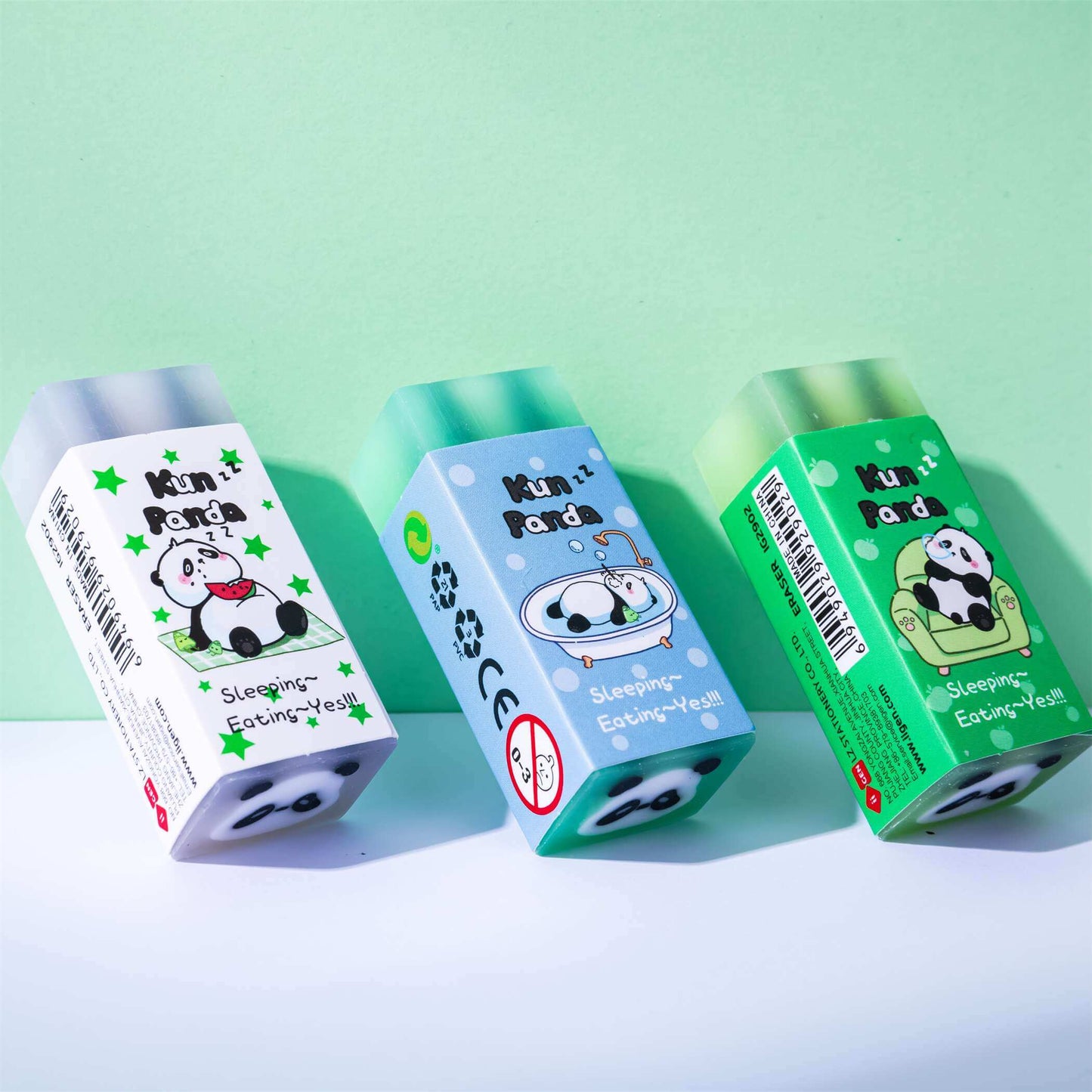 Kun Panda Sandwich Cuttable Eraser