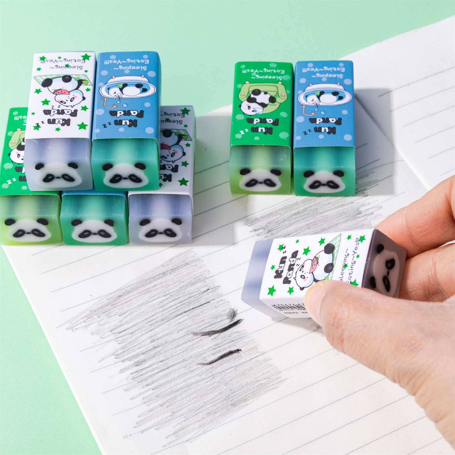 Kun Panda Sandwich Cuttable Eraser