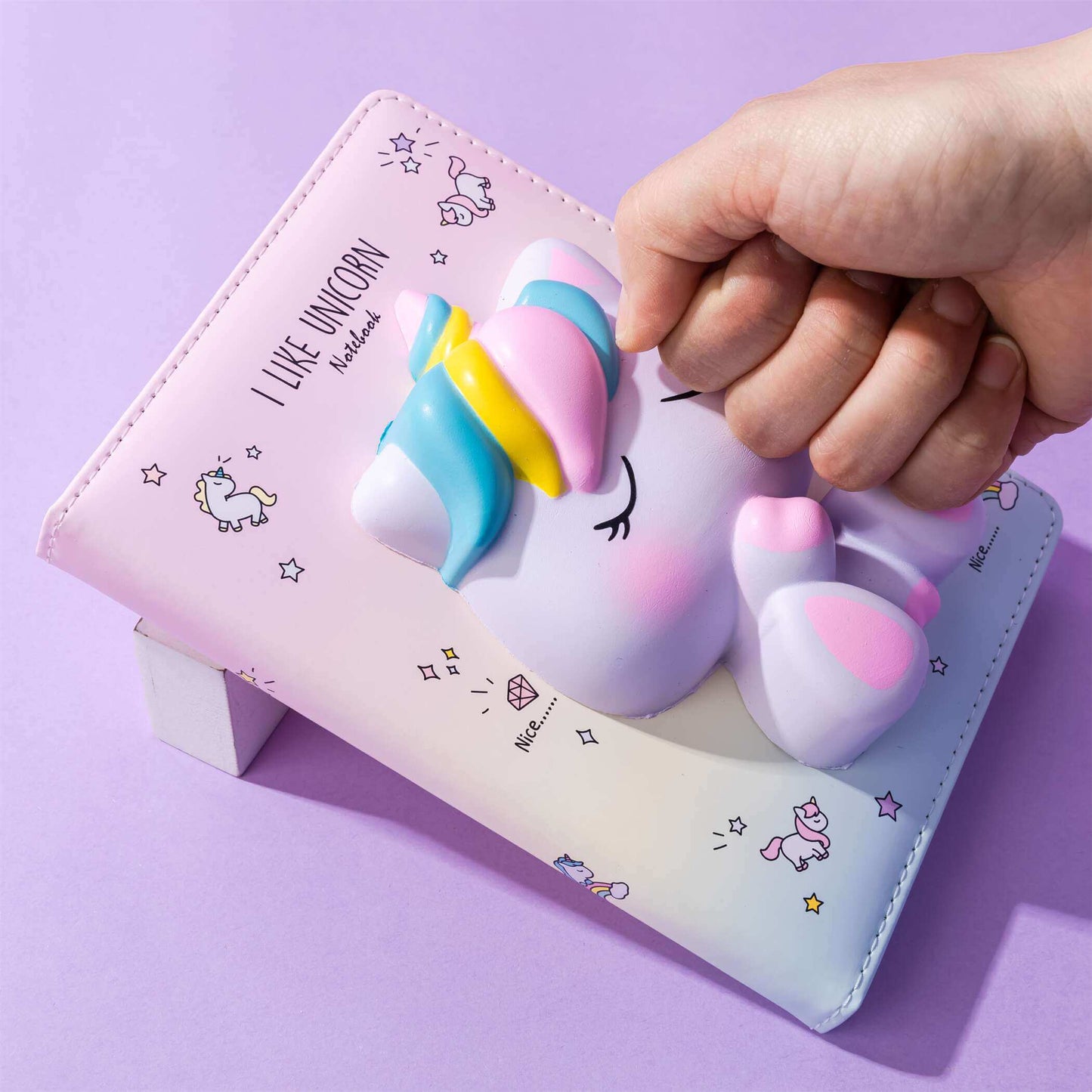 Unicorn Squishy Notebook 128sheets