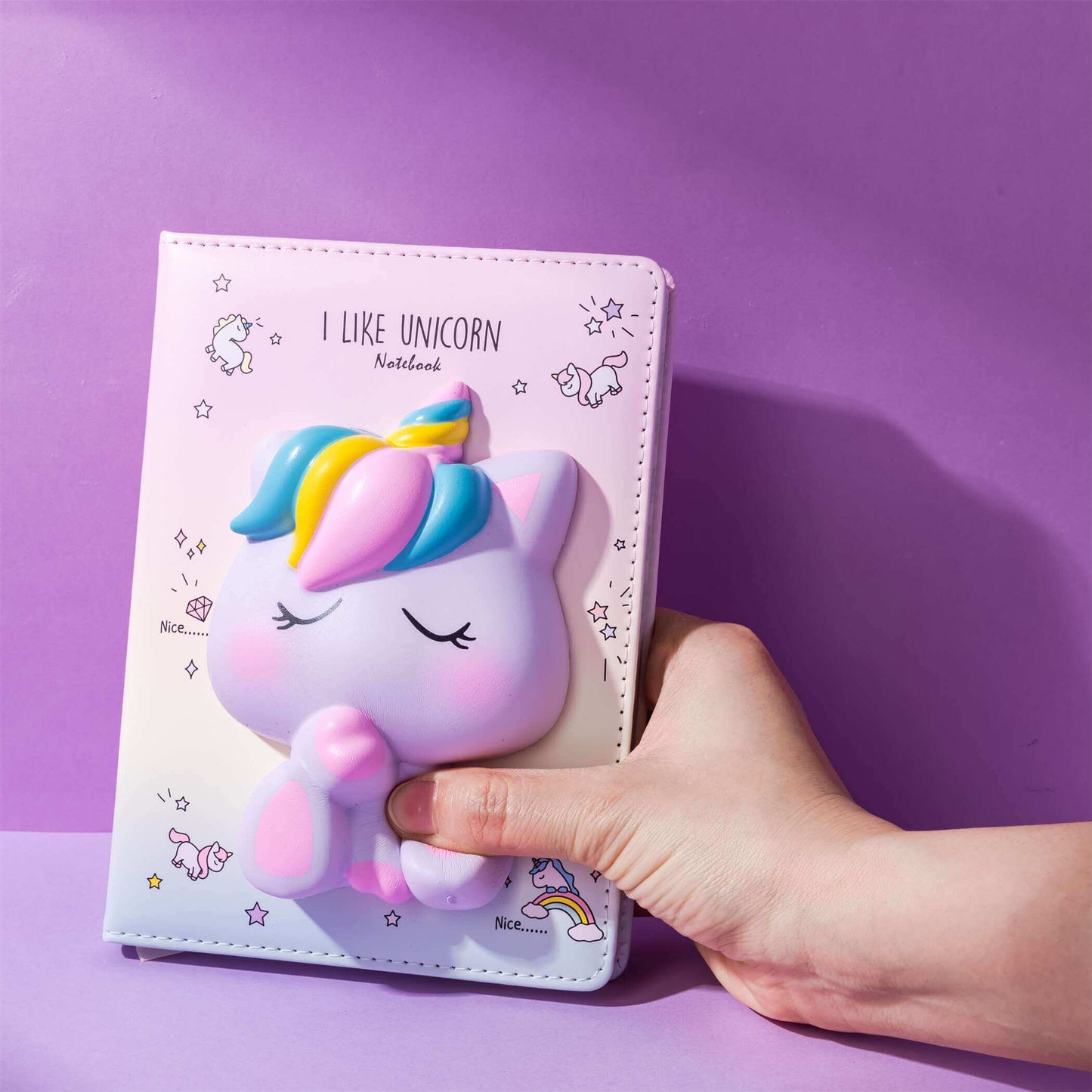 Unicorn Squishy Notebook 128sheets