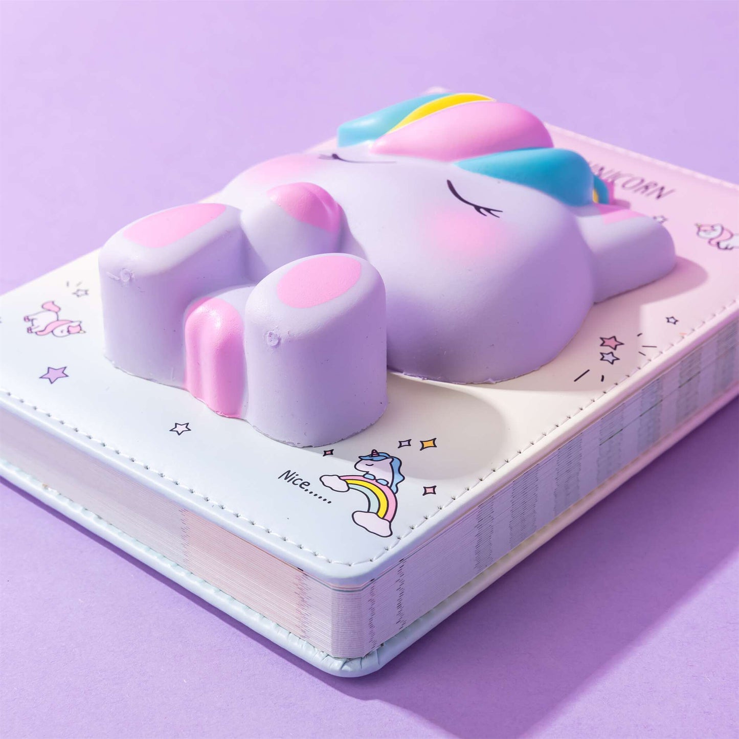 Unicorn Squishy Notebook 128sheets