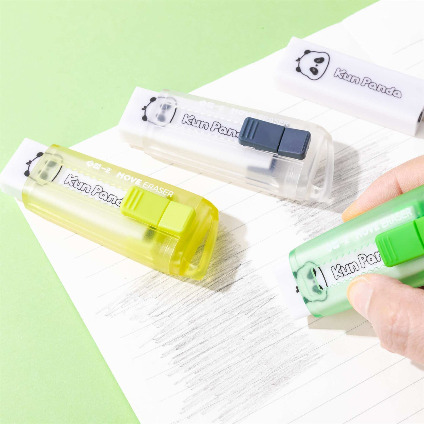Kun Panda Push-pull Eraser