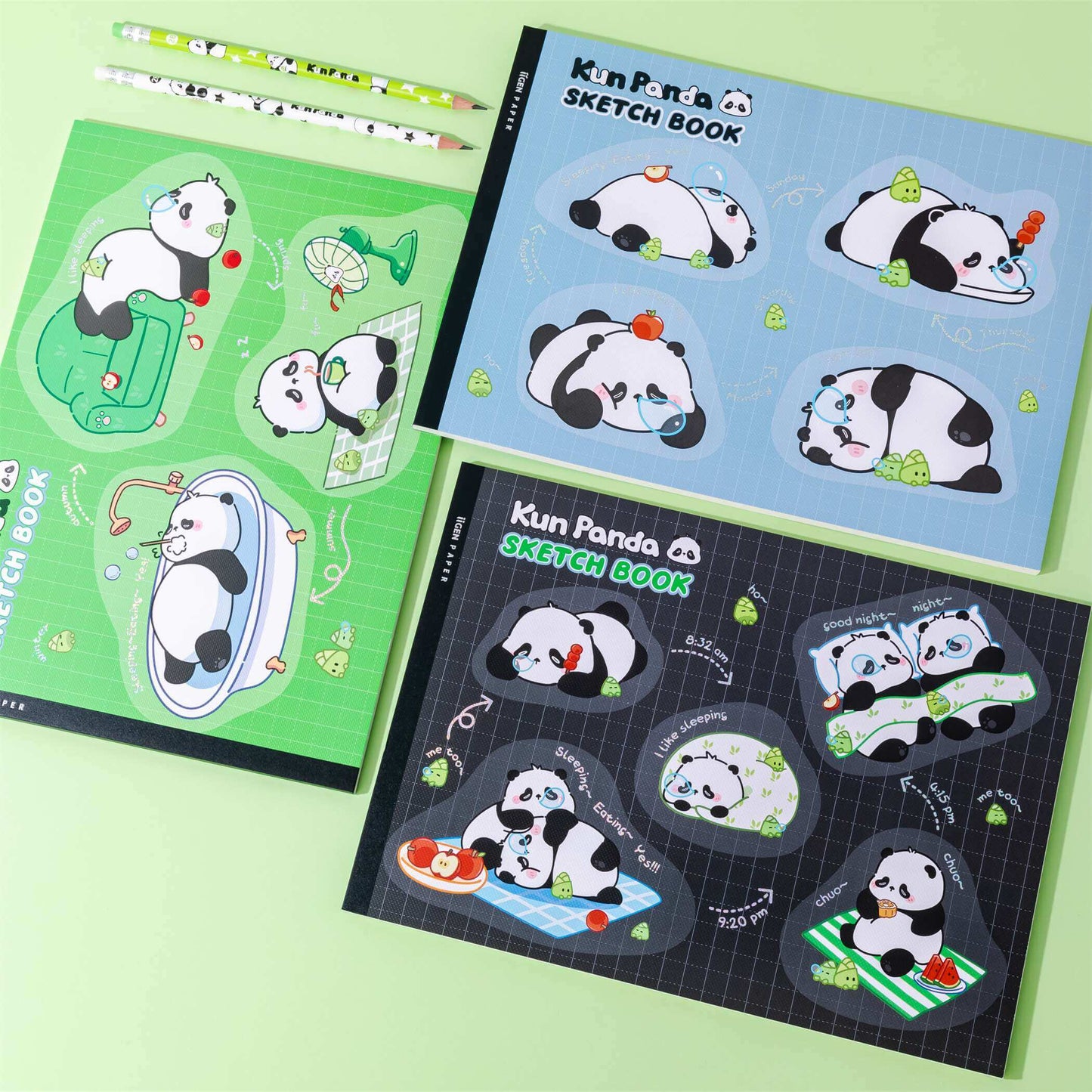Kun Panda Sketch Book