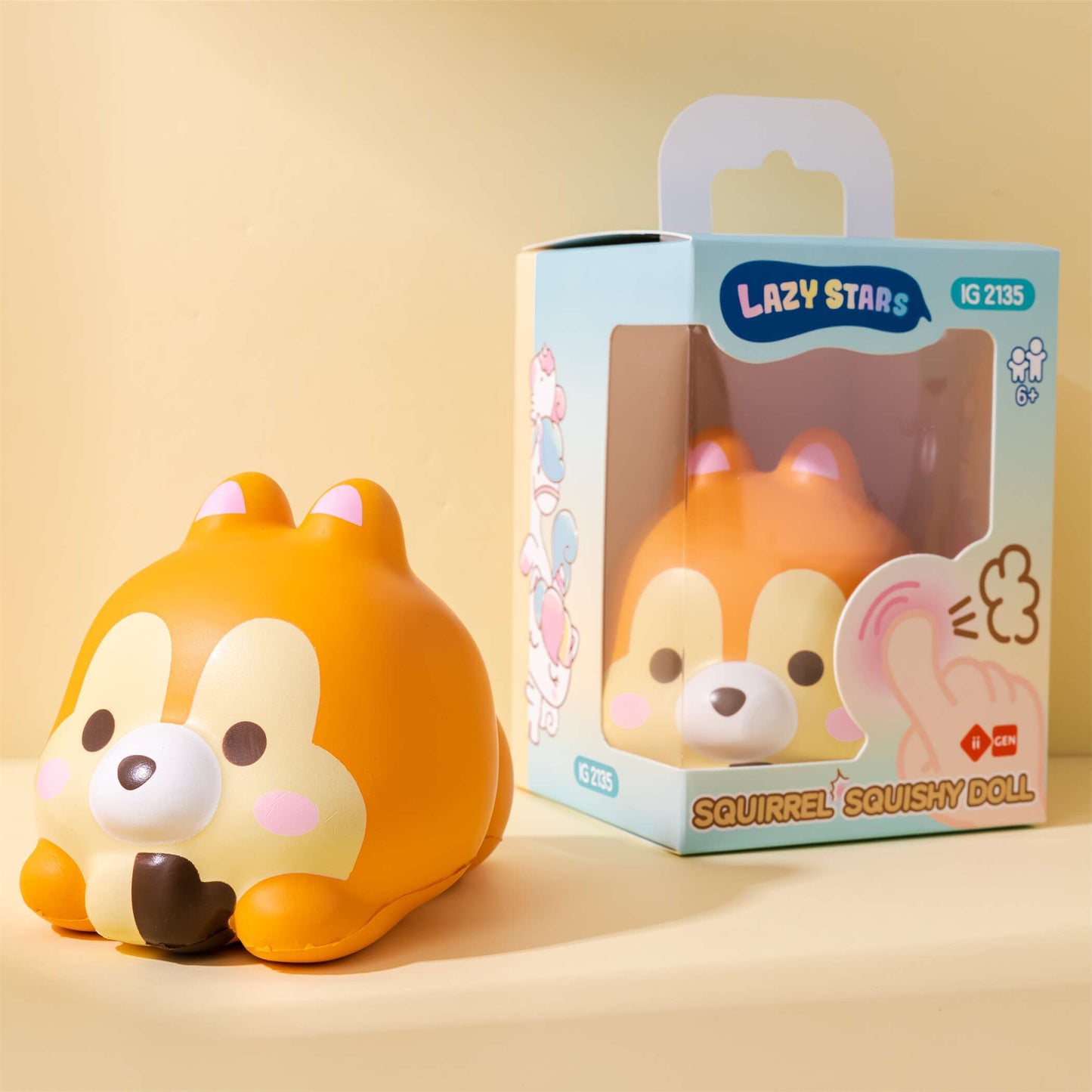 Squirrel Squishy Doll