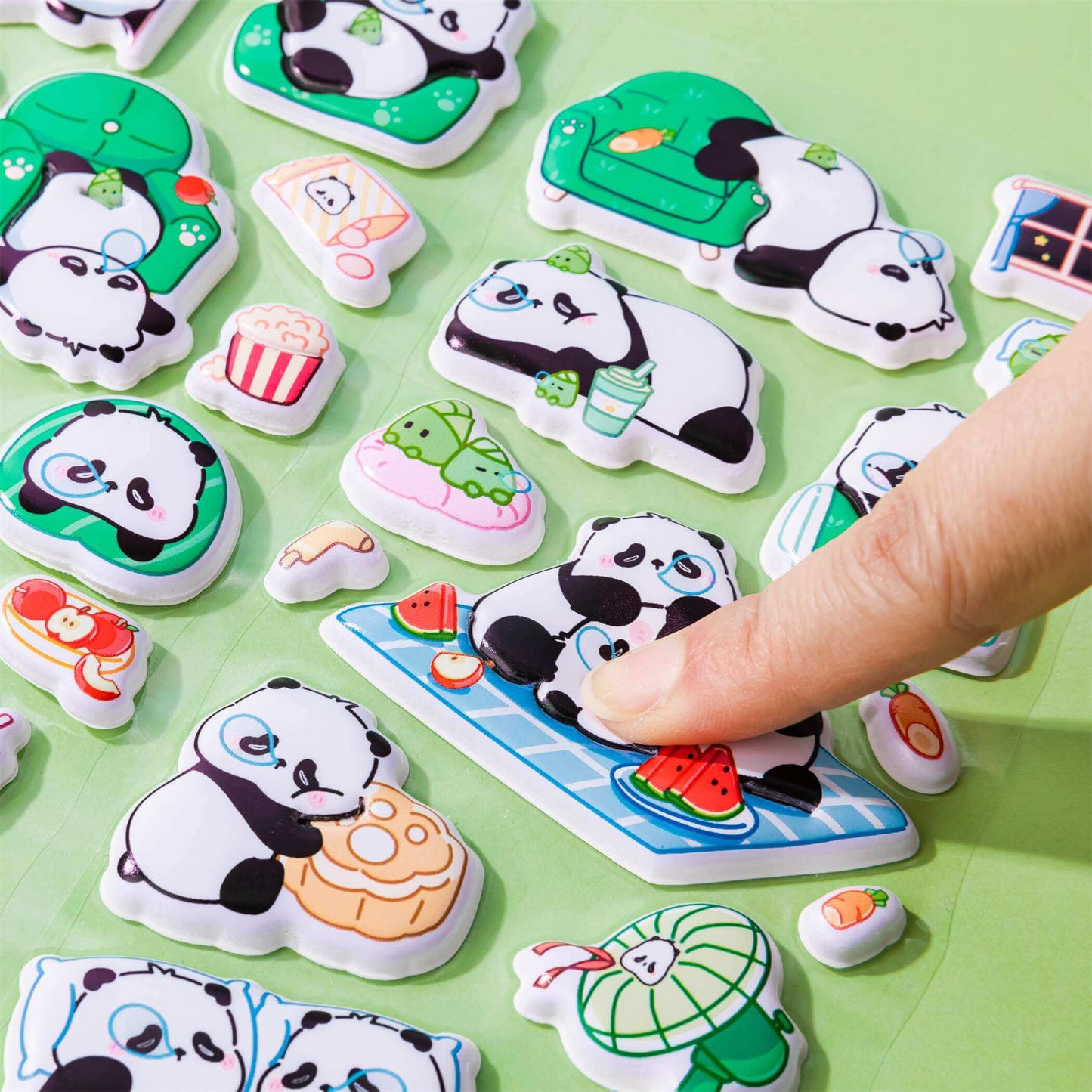 Kun Panda Bubble Sticker