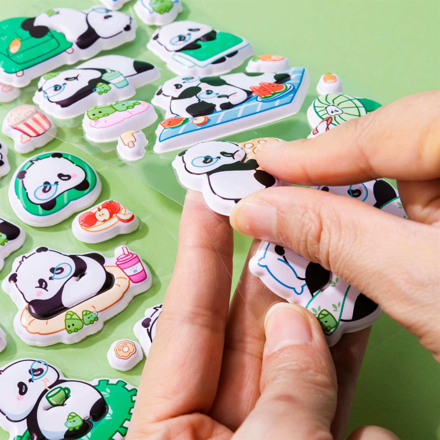 Kun Panda Bubble Sticker