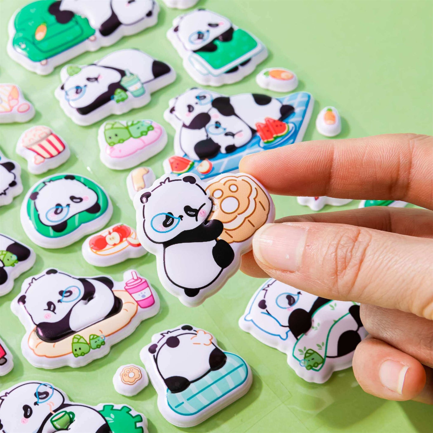 Kun Panda Bubble Sticker
