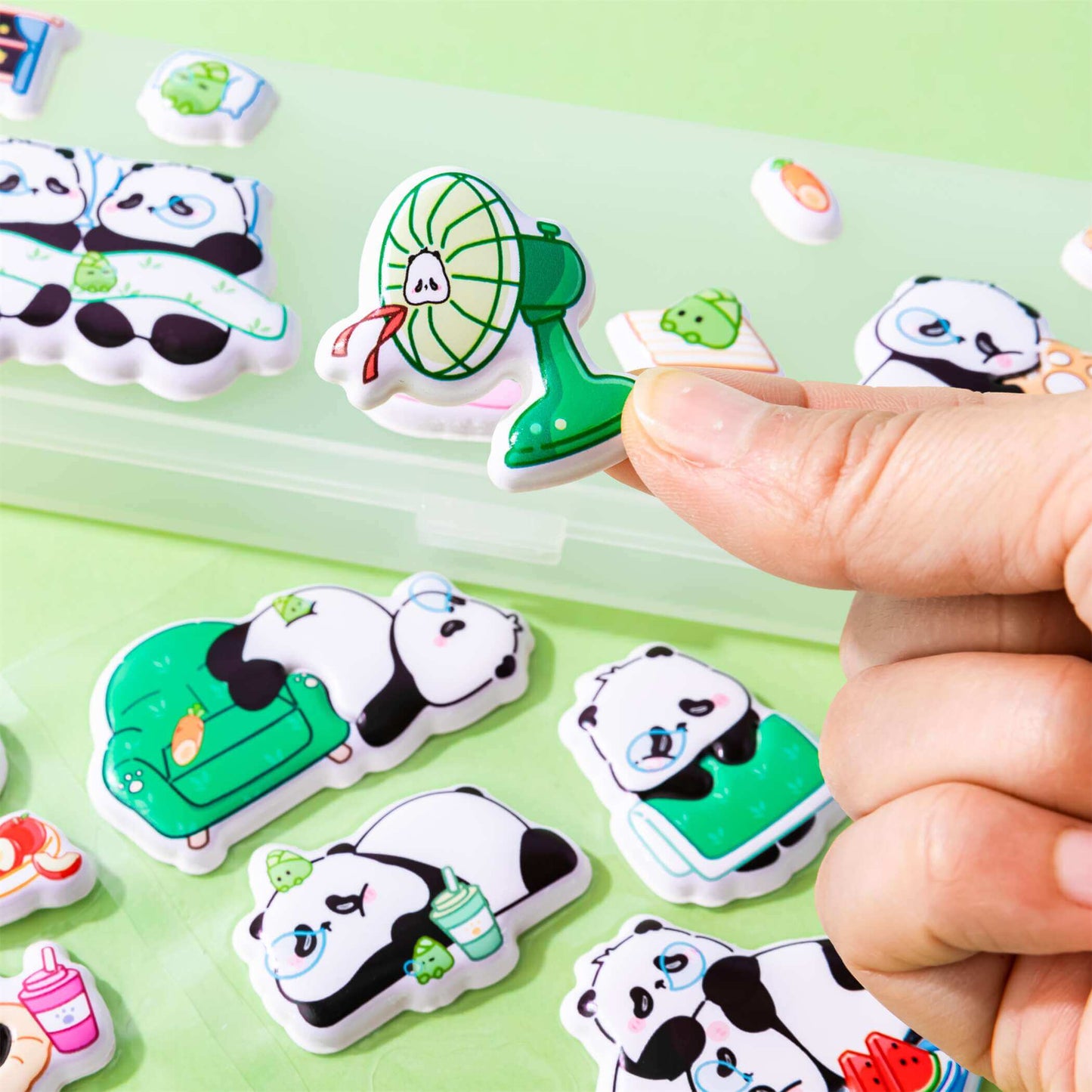 Kun Panda Bubble Sticker