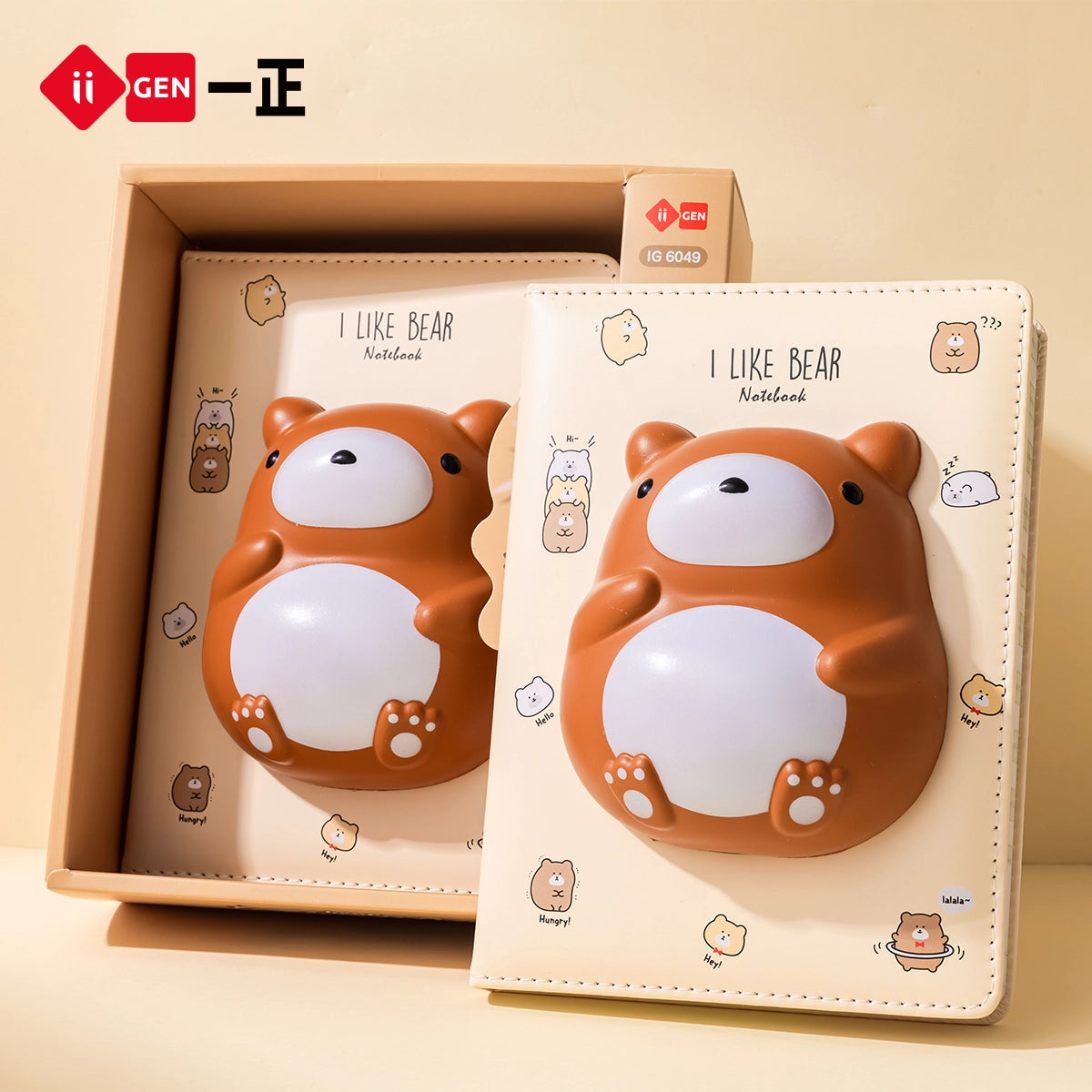 iiGEN Squishy Notebook Bear 128sheets