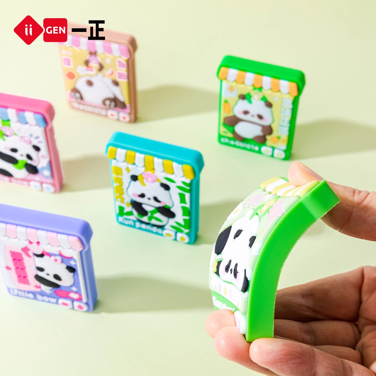 iiGEN Kun Panda Blind Box Eraser Random