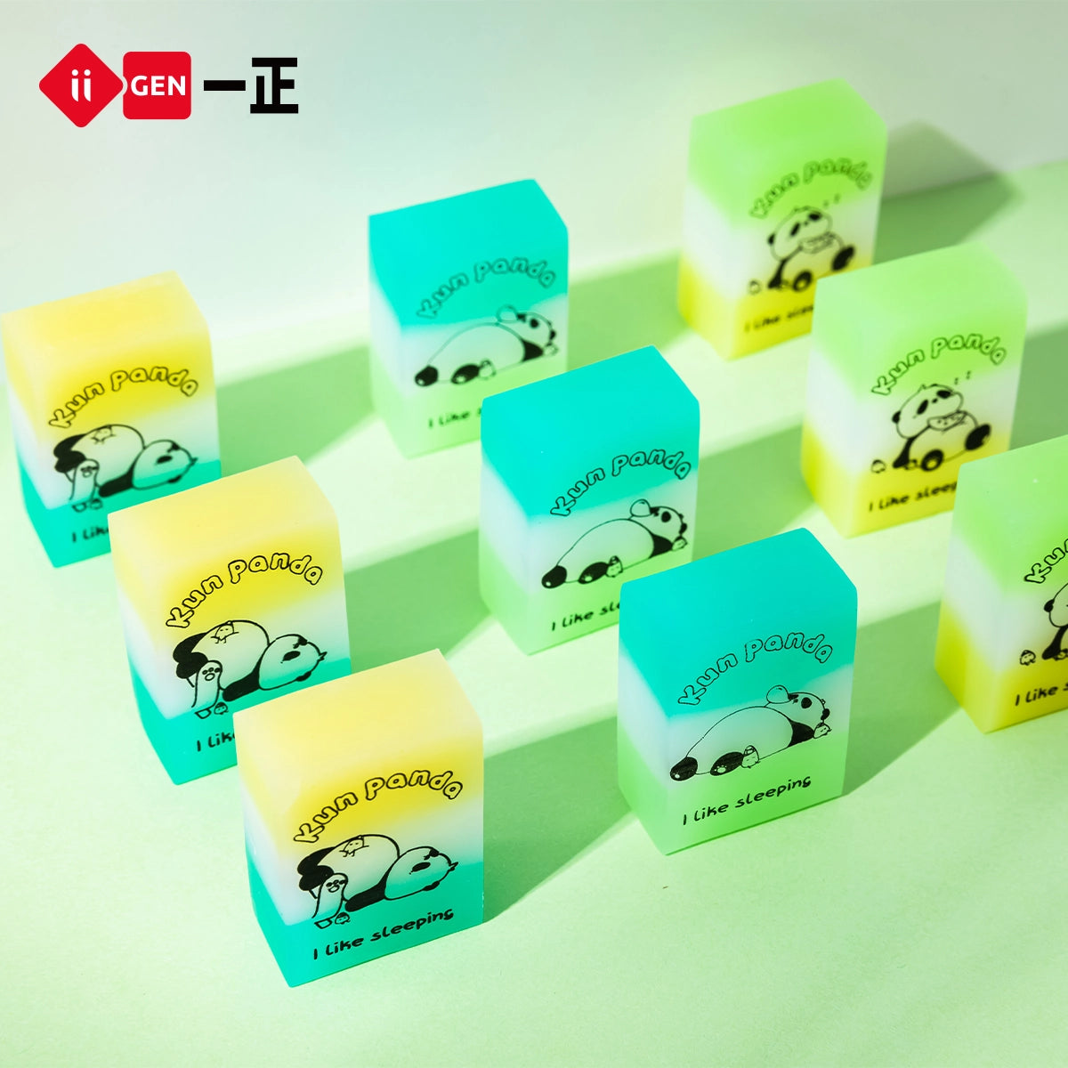 iiGEN Kun Panda Eraser 36pcs
