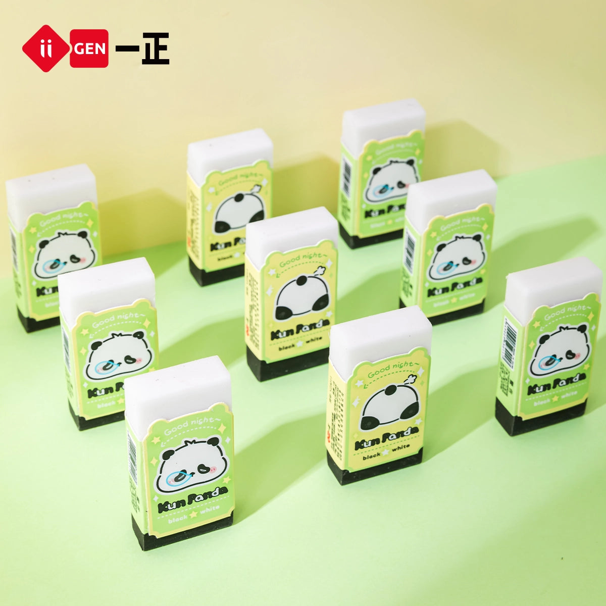 iiGEN Kun Panda Eraser 30pcs