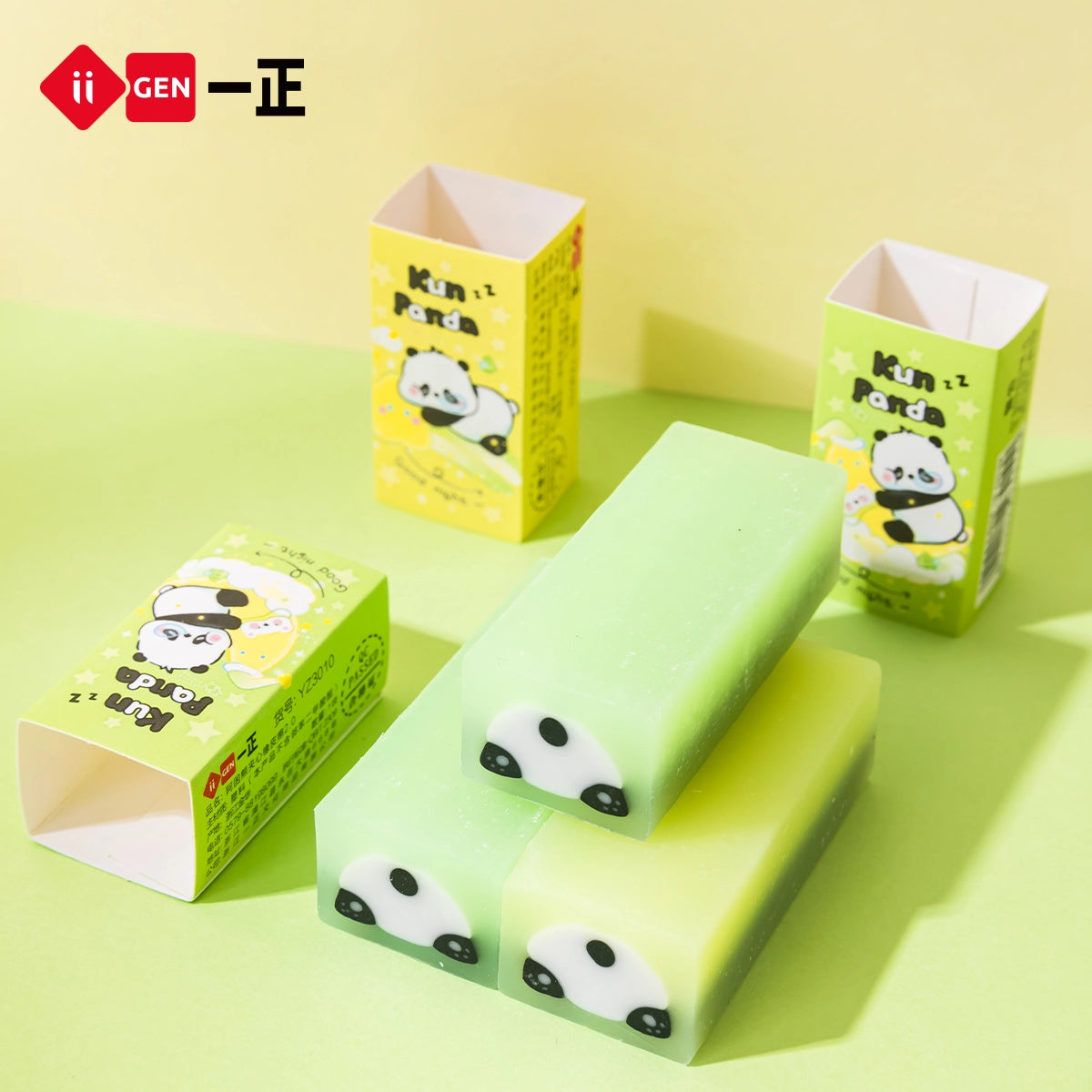 iiGEN Kun Panda Eraser 2pcs