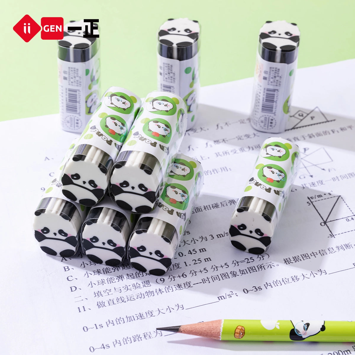 iiGEN Kun Panda Eraser 24pcs