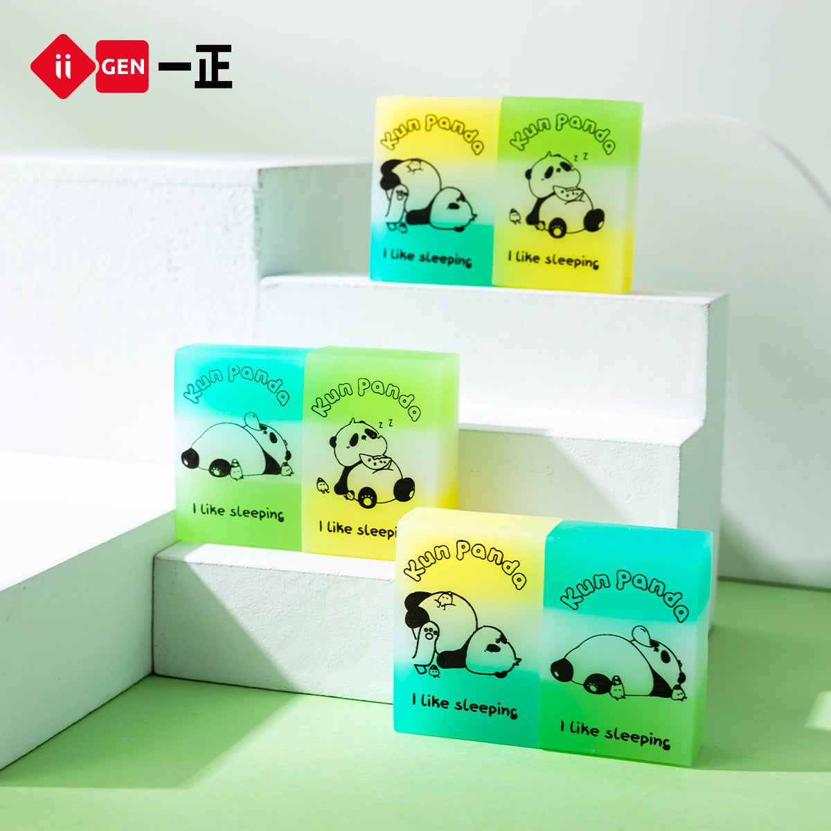iiGEN Kun Panda Eraser 36pcs