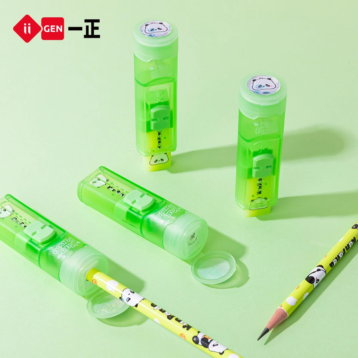 iiGEN Kun Panda Pull-push Shaper Eraser