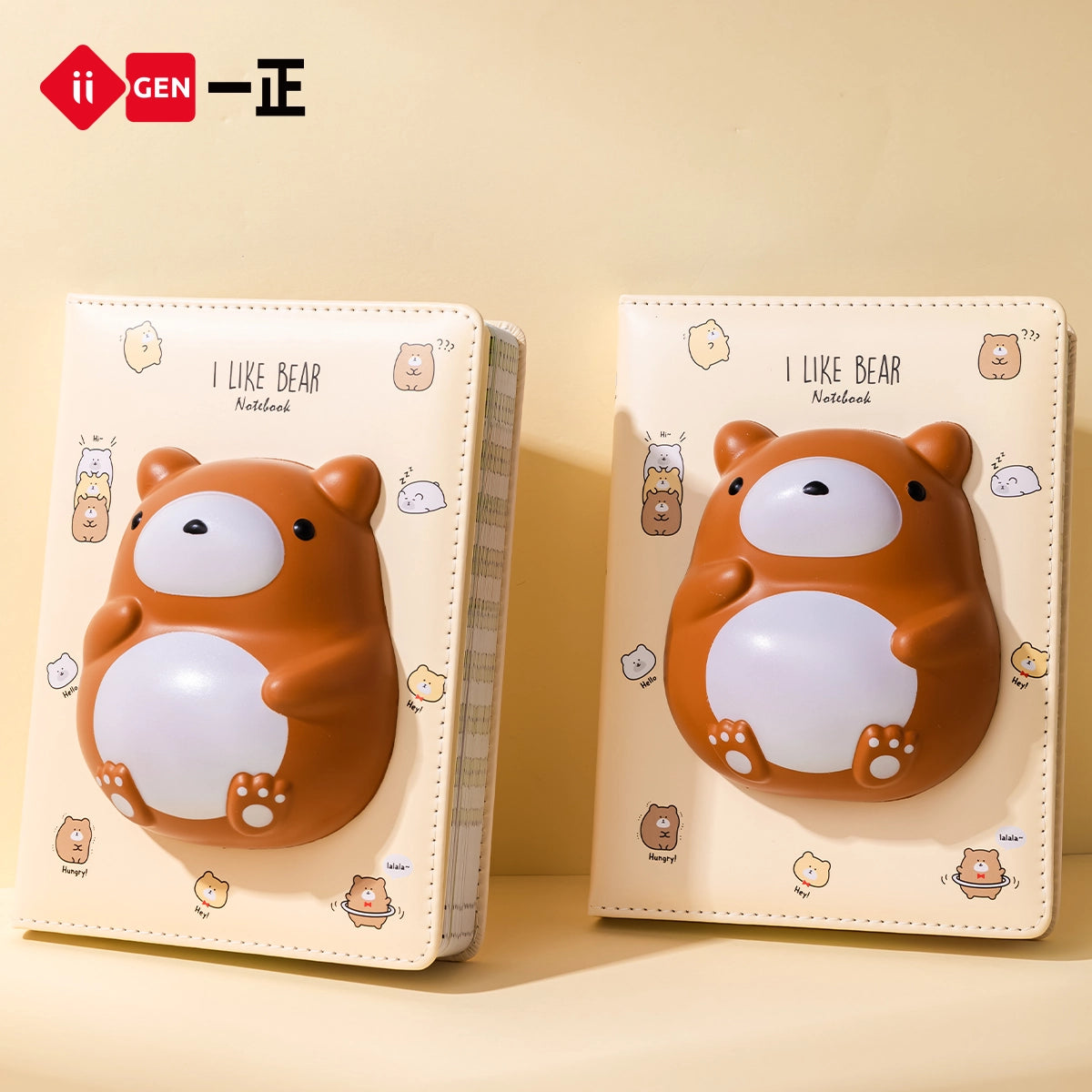 iiGEN Squishy Notebook Bear 128sheets