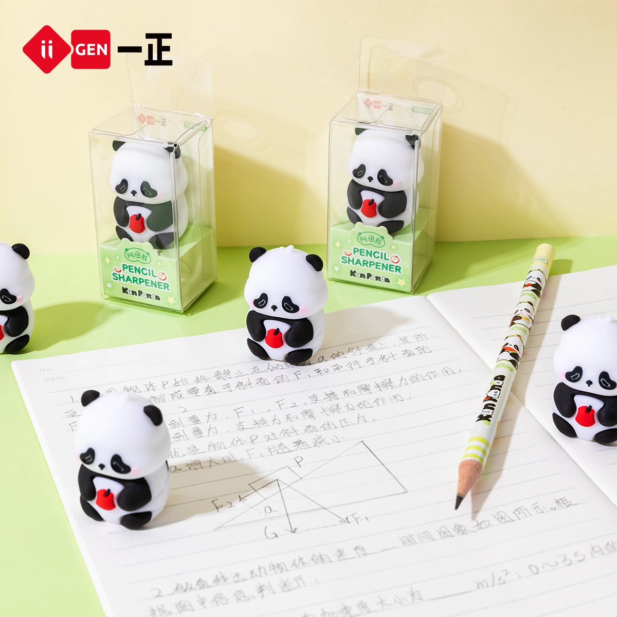 iiGEN Kun Panda Pencil Sharpener