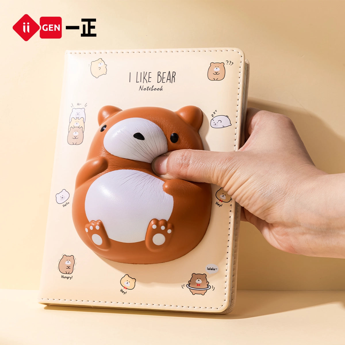 iiGEN Squishy Notebook Bear 128sheets