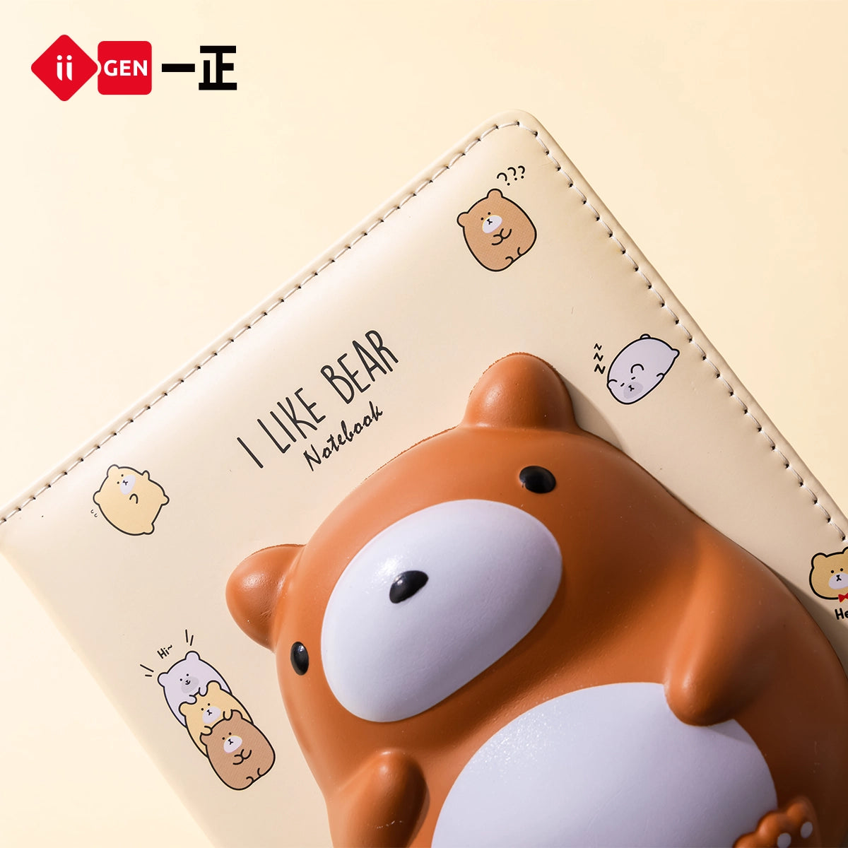 iiGEN Squishy Notebook Bear 128sheets