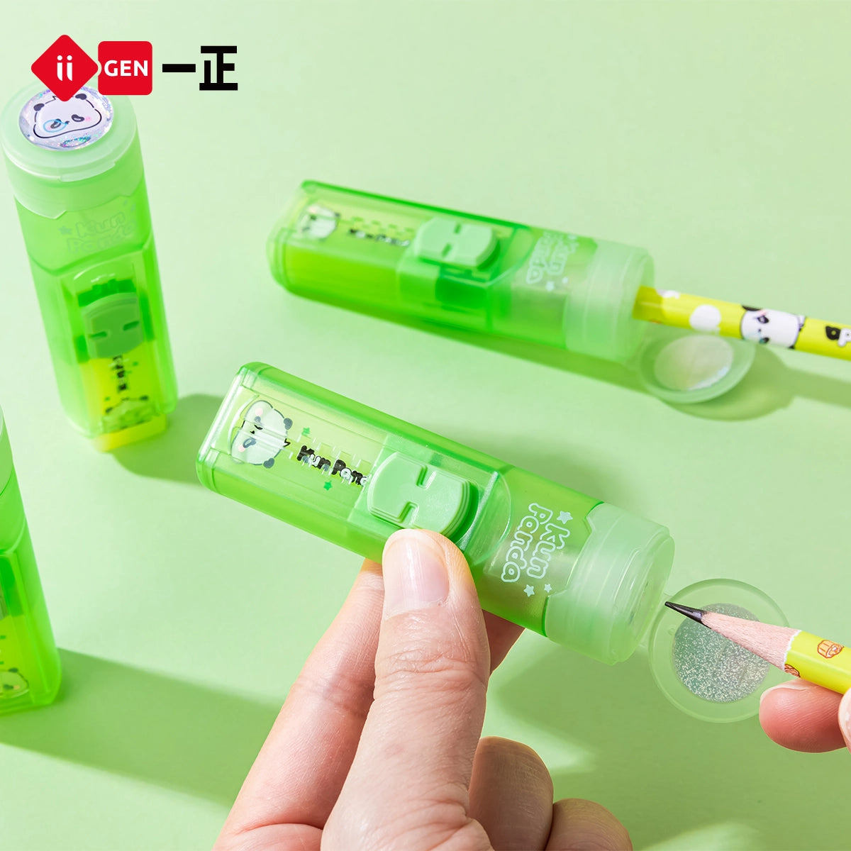 iiGEN Kun Panda Pull-push Shaper Eraser