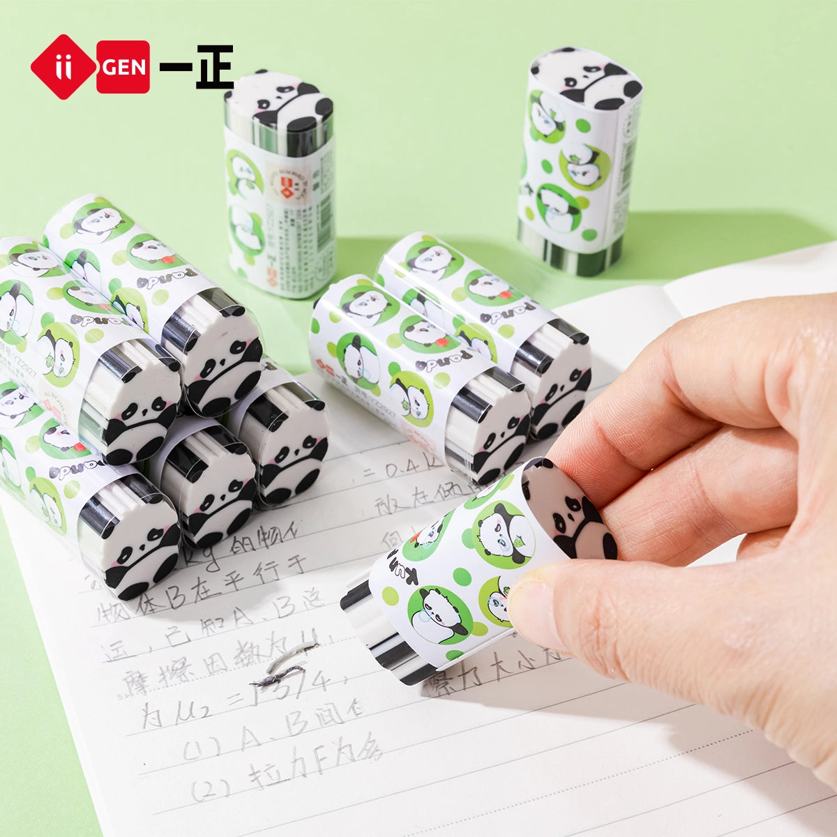 iiGEN Kun Panda Eraser 24pcs