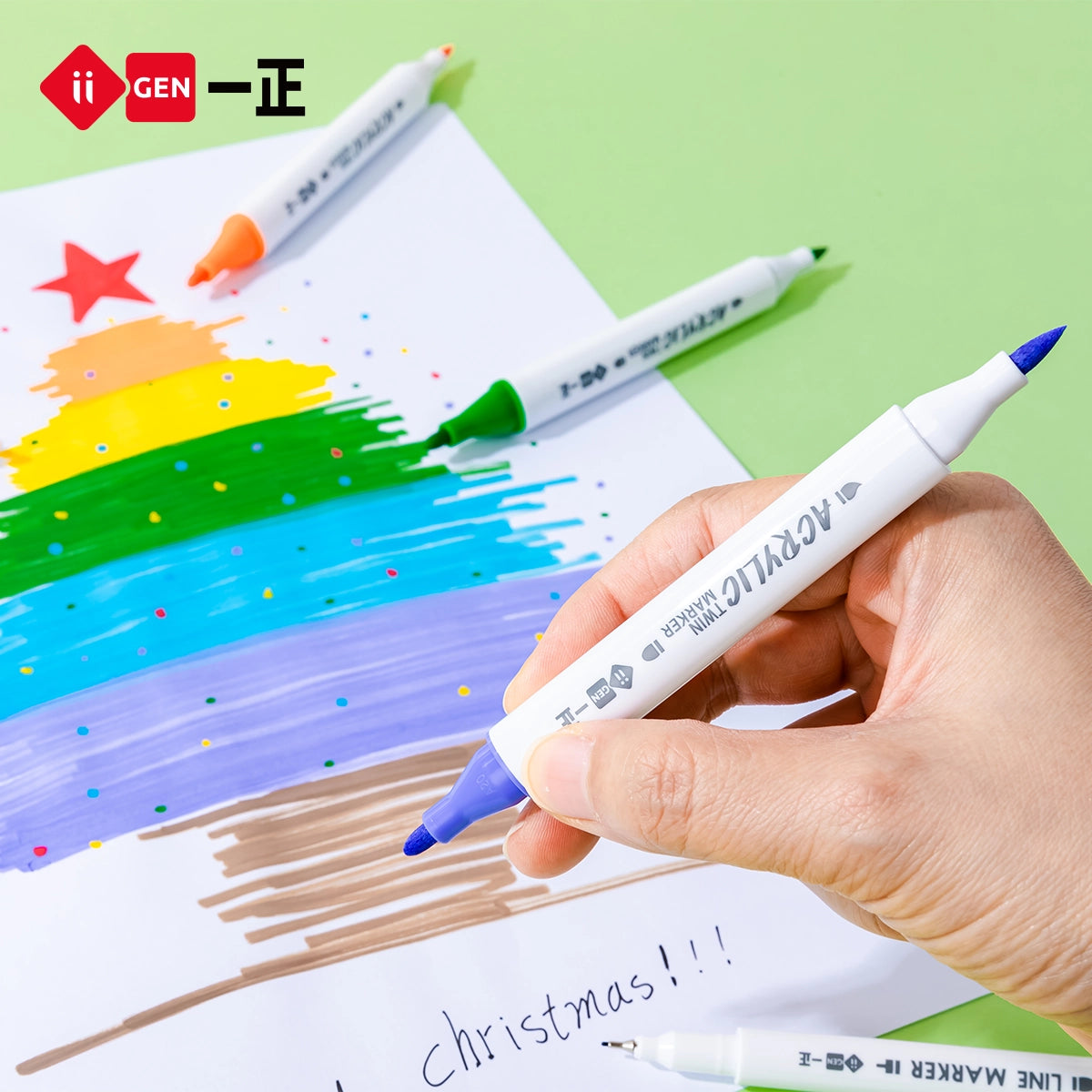 iiGEN Kun Panda Markers Double Heads