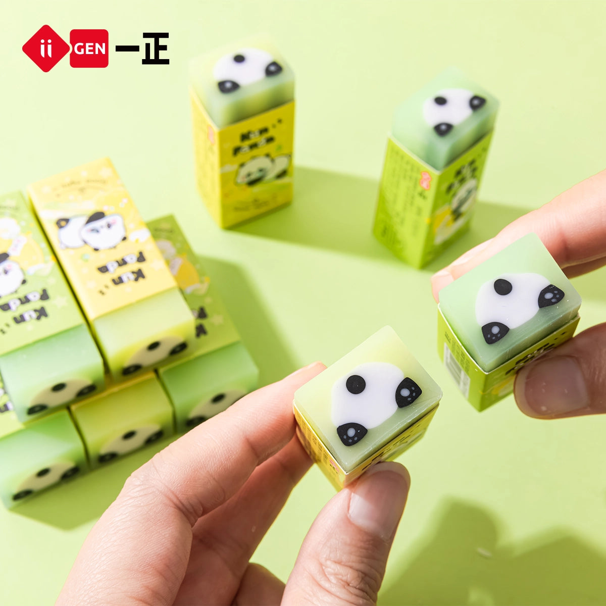 iiGEN Kun Panda Eraser 2pcs