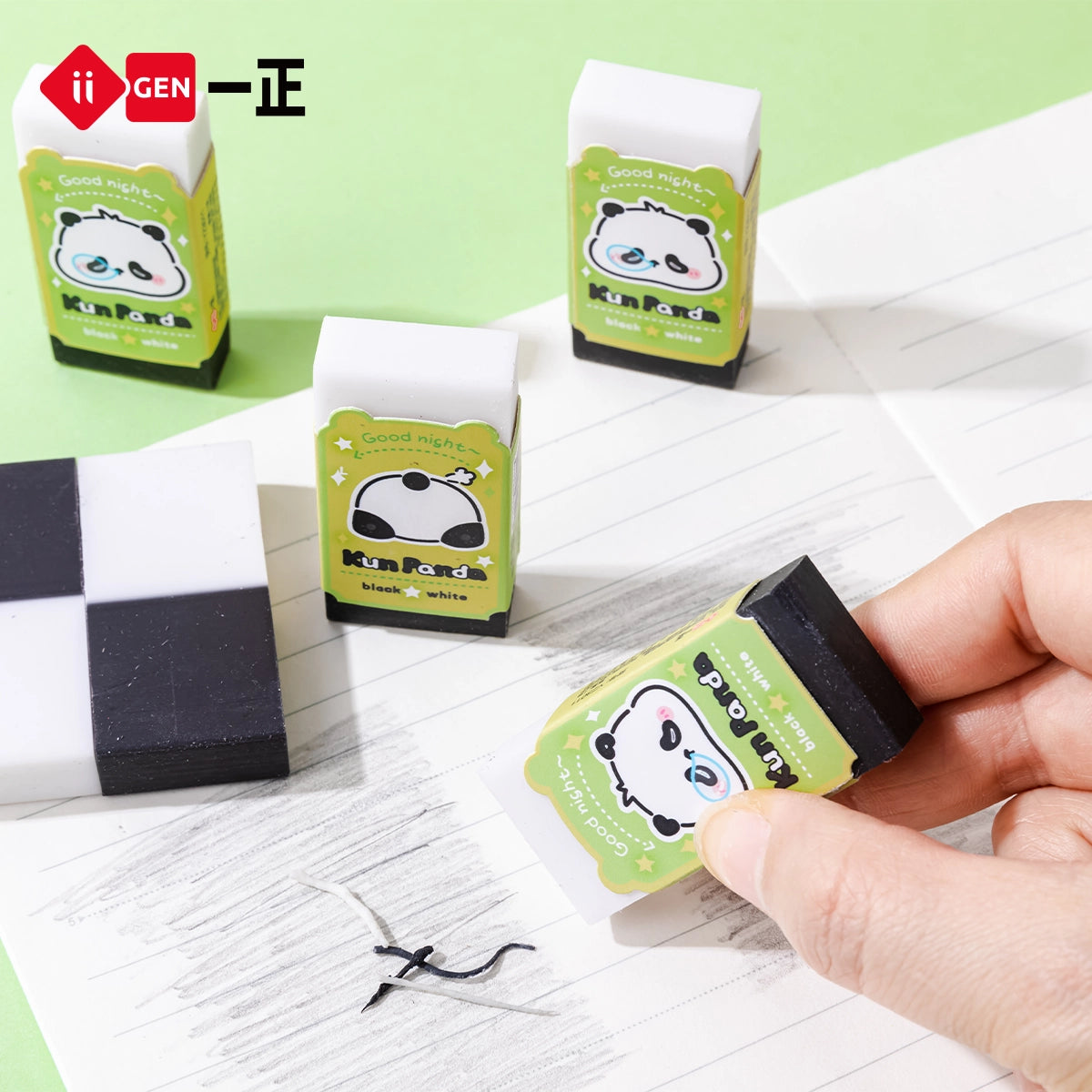 iiGEN Kun Panda Eraser 30pcs