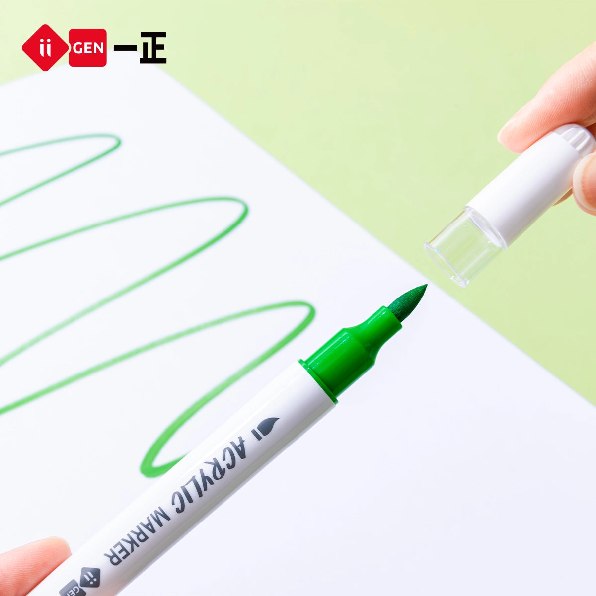 iiGEN Kun Panda Acrylic Markers with Liner Markers