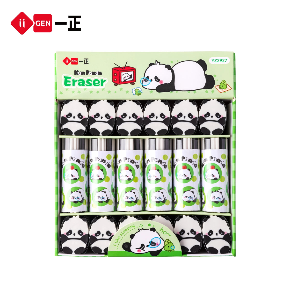 iiGEN Kun Panda Eraser 24pcs