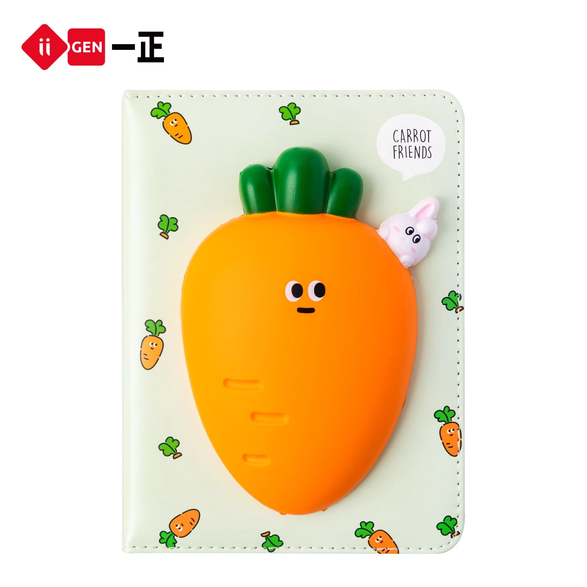 iiGEN Squishy Notebook Carrot 128sheets