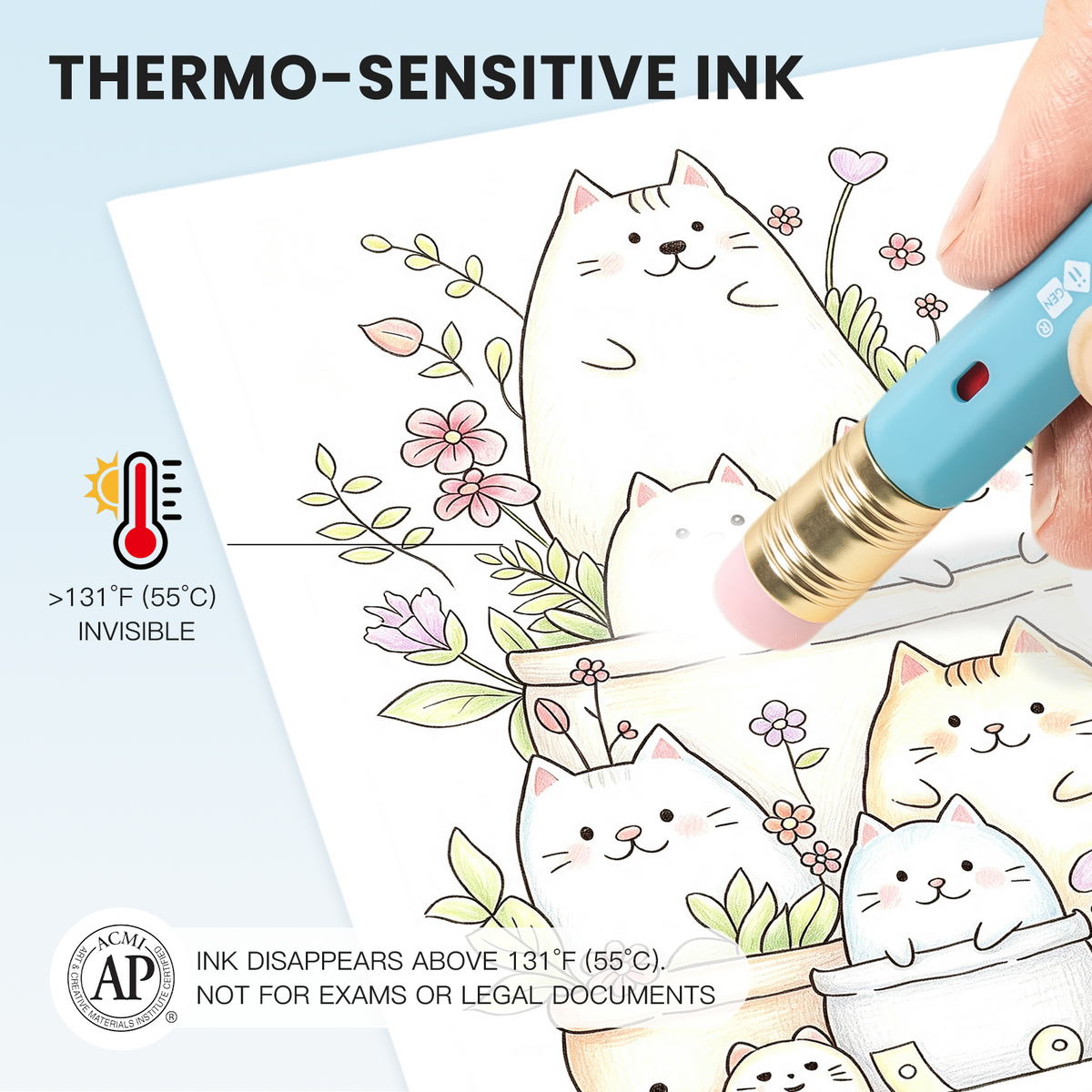 iiGEN x Creative Lettering RUBIC Erasable Gel Pen - 1.0mm Bold Point, Quick-Dry Ink, 12/24 Colors