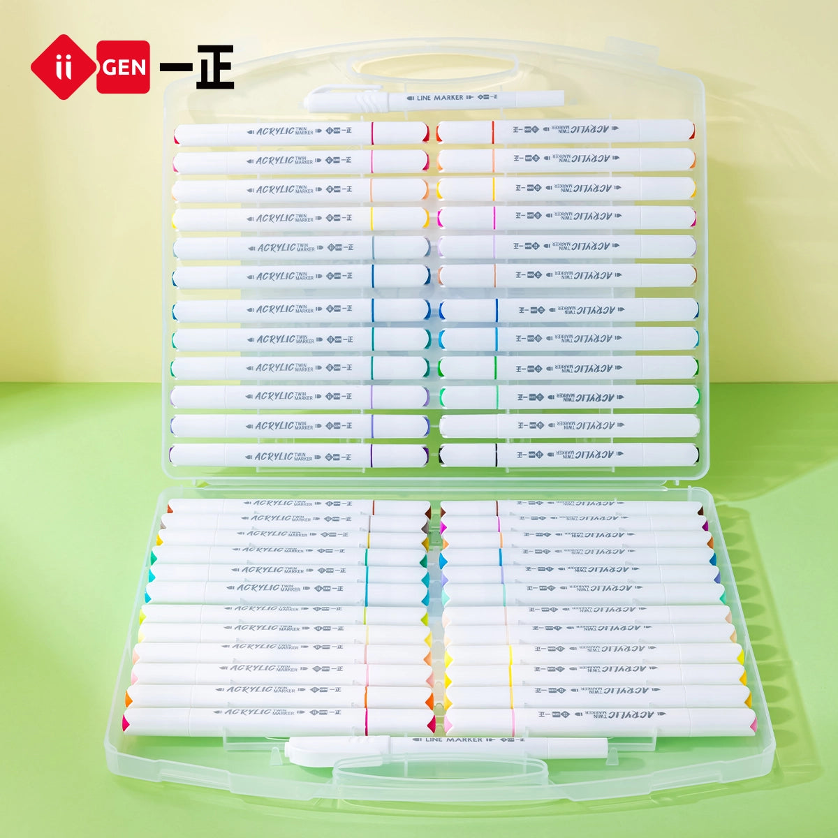 iiGEN Kun Panda Acrylic Markers Double Heads 48+2 line markers