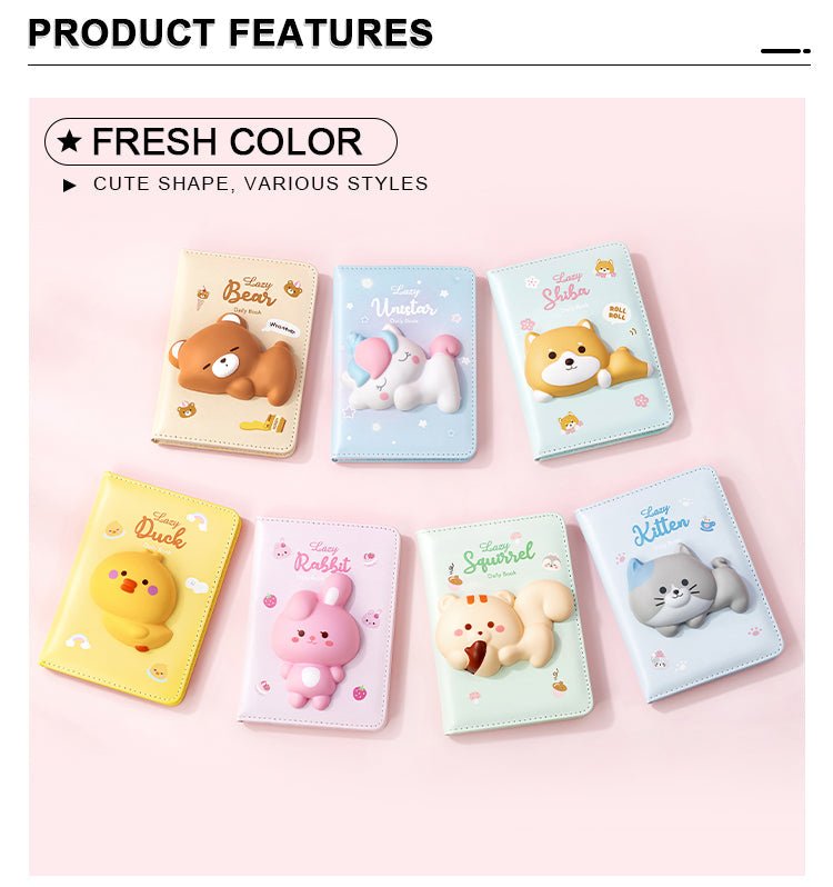 iiGEN Unicorn Mini Squishy Notebook 96sheets