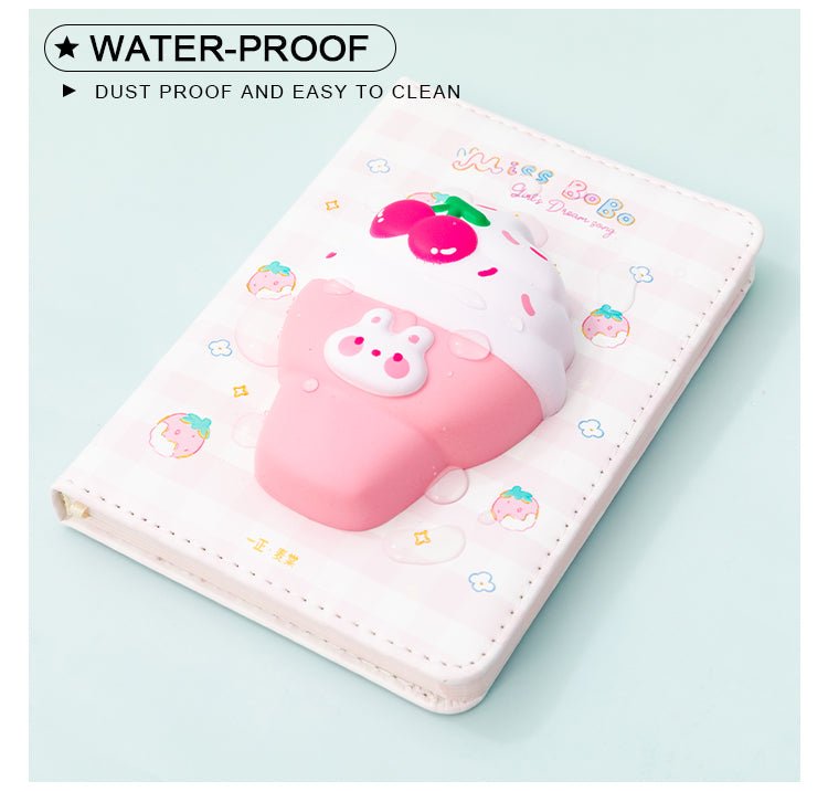 Miss Bobo & Ice Cream Squishy Notebook