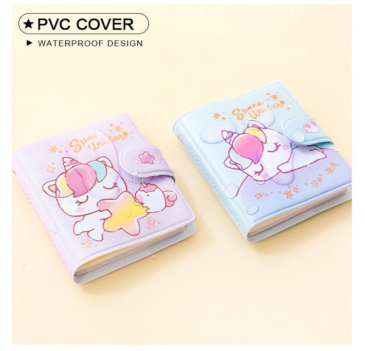 Creative Cartoon Unicorn Mini Notebook - 2 Pcs