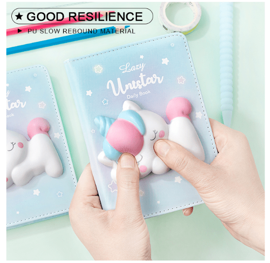 iiGEN Kawaii Mini Squishy Notebook Donisaur