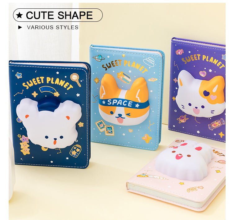 Sweet Planet Series Squishy Notebook