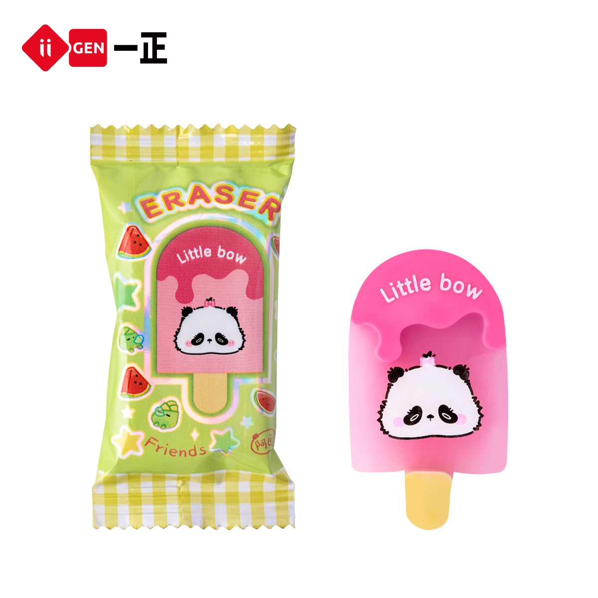 iiGEN Kun Panda Ice Cream Eraser