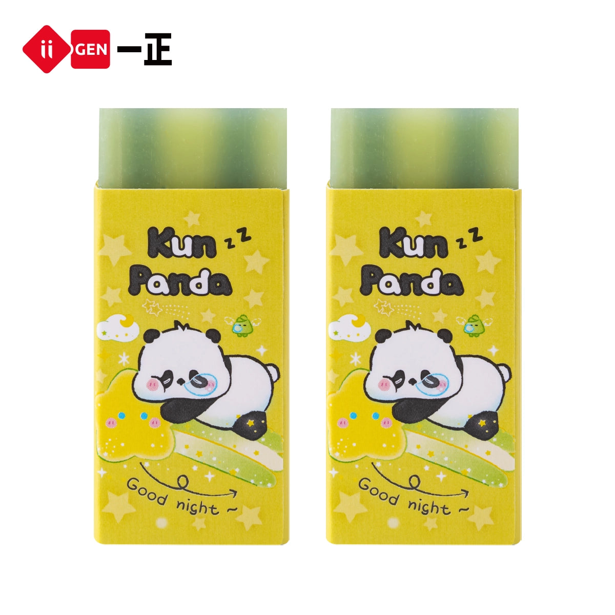 iiGEN Kun Panda Eraser 2pcs