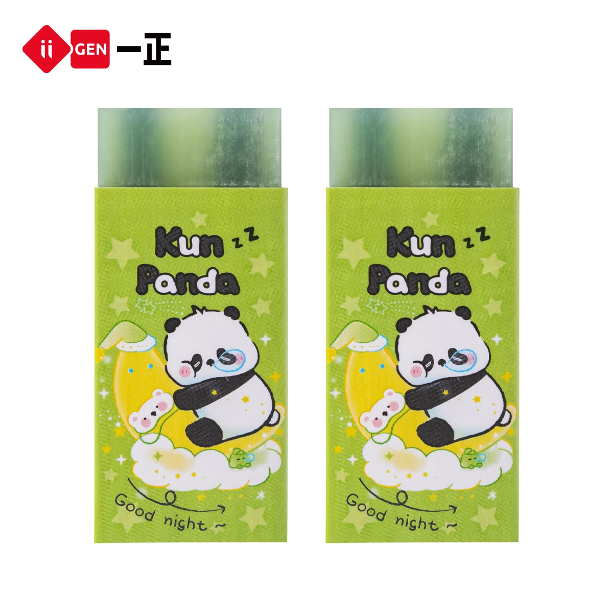 iiGEN Kun Panda Eraser 2pcs