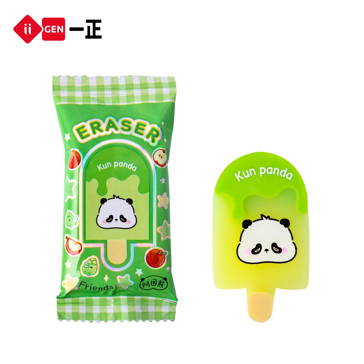 iiGEN Kun Panda Ice Cream Eraser