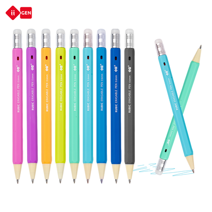 iiGEN RUBIC Erasable Gel Pens,0.6mm Retractable Twist Pens, Ergonomic Hexagonal Grip for Journaling,Drawing,School & Office Supplies,Smooth Writing for Students,Planner,teachers,nurses and artists,Holiday Gifts and Birthday Goodie Bags
