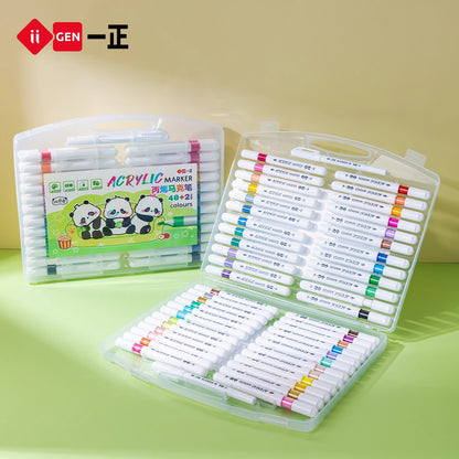iiGEN Kun Panda Acrylic Markers with Liner Markers