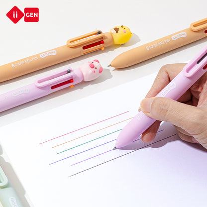 iiGEN Lazy Stars 6-color ballpoint pen 6pcs/box