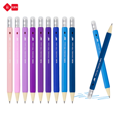iiGEN RUBIC Erasable Gel Pens,0.6mm Retractable Twist Pens, Ergonomic Hexagonal Grip for Journaling,Drawing,School & Office Supplies,Smooth Writing for Students,Planner,teachers,nurses and artists,Holiday Gifts and Birthday Goodie Bags