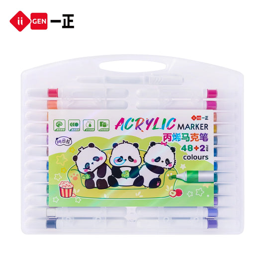 iiGEN Kun Panda Acrylic Markers with Liner Markers